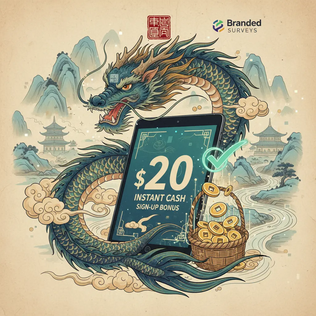 instant $20 sign up bonus - Branded